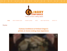 Tablet Screenshot of culinaryconfidencepdx.com